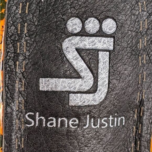 Shane Justin Anaconda Exotic Dancer Gladiator Platform Stripper Heel Neon Orange - Picture 12 of 14